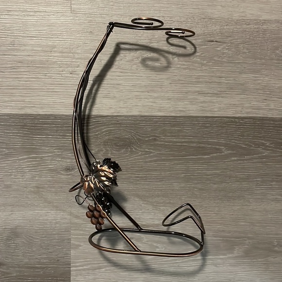 Wine rack with 2 glasses holder - Picture 4 of 5